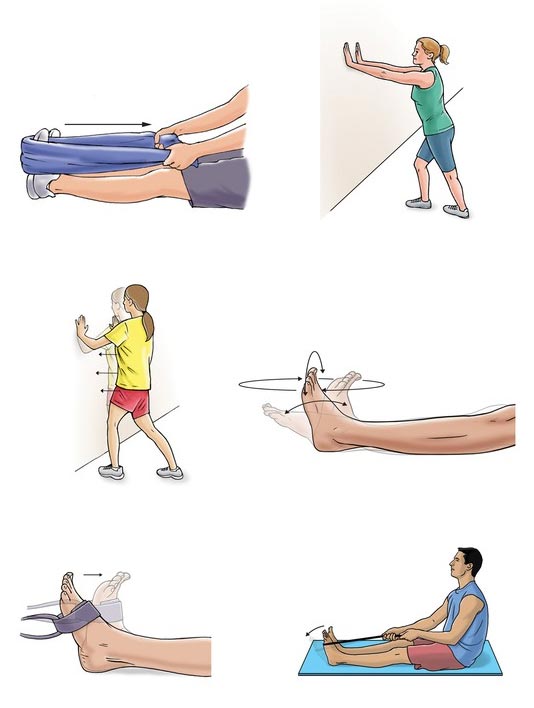 Как делать массаж ноги после перелома лодыжки