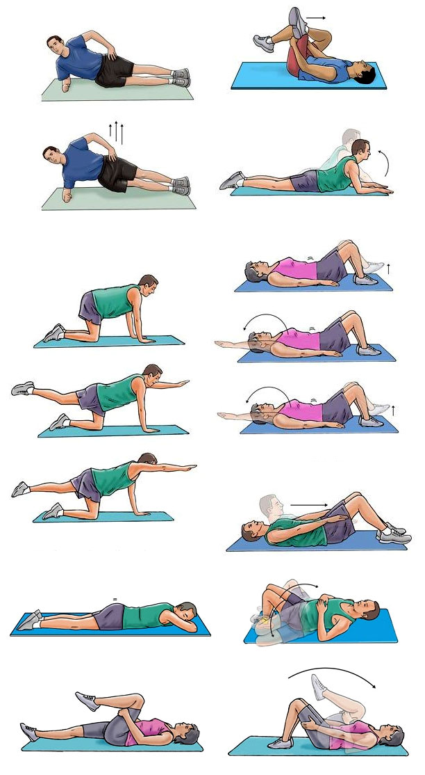 Как физическими упражнениями вылечить остеохондроз